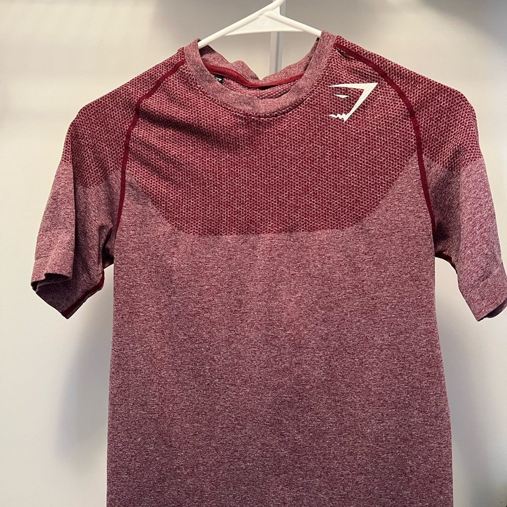COPY - OG Gymshark phantom red tee size small